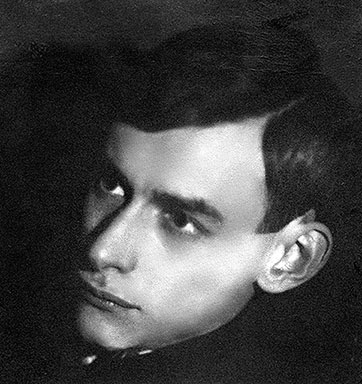 Константин Вагинов. Фотография студии М. Наппельбаума, 1920-е. Фрагмент группового снимка.